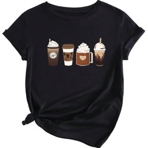 Jawdrobe Cotton Blend Oversized Fit Half Sleeve Printed Round Neck T-Shirt for Women